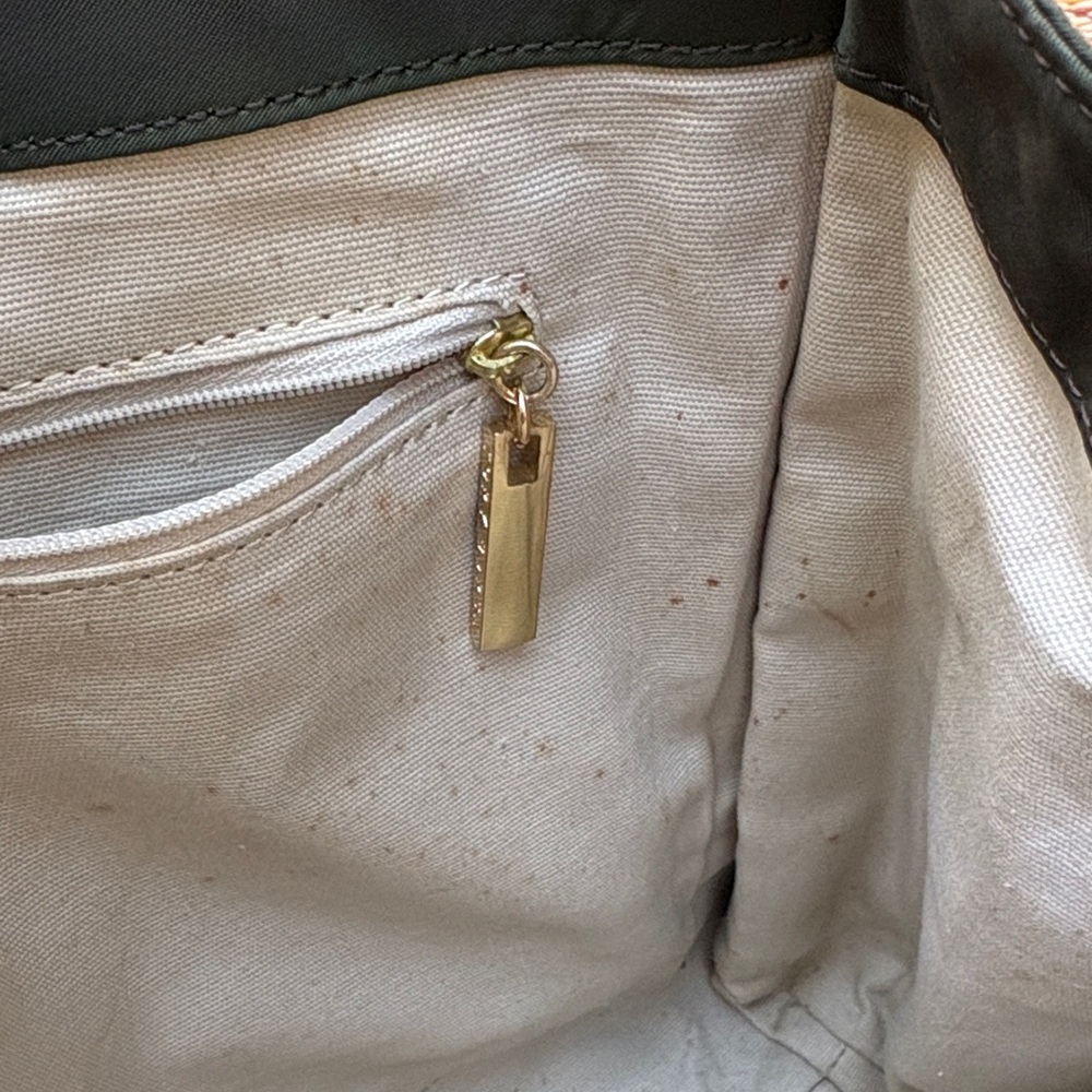 Tory Burch Black Nylon & Rubber Messenger Tote - Picture 5 of 5